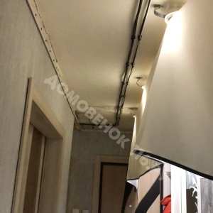 Прокладка кабеля со снятием натяжного потолка